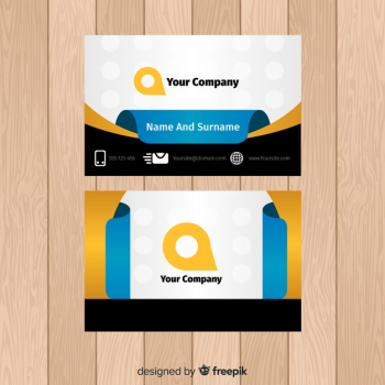 Business card template