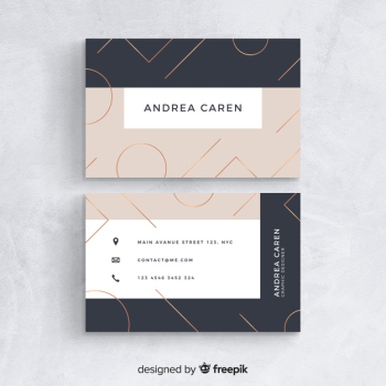 Business card template