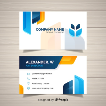 Business card template