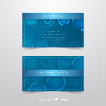 Business card template