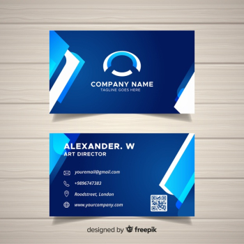 Business card template