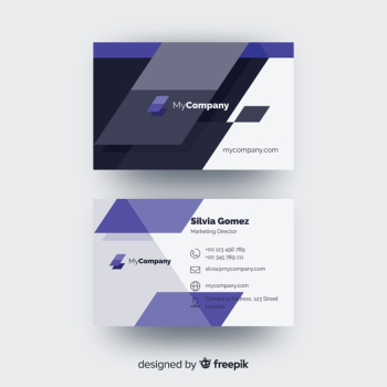 Business card template