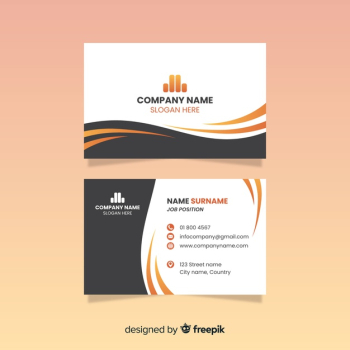 Business card template