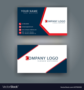 business card template creative template modern