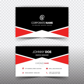 Business card template design