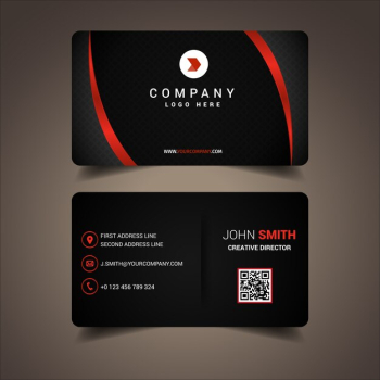 Business card template design