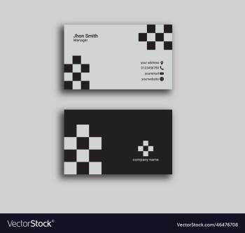 business card template modern business card