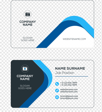 Business card Visiting card Logo, Business cards, two Company ID illustrations, text, people, fashion png