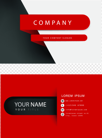 Business card Visiting card Logo Page layout, business card, red, white, and black business card template screenshot, template, business Woman, text png