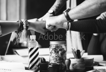 Business Colleagues Together Teamwork Working Office Business Colleagues Together Teamwork Working Office