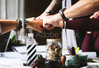Business Colleagues Together Teamwork Working Office Business Colleagues Together Teamwork Working Office
