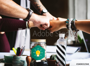 Business Colleagues Together Teamwork Working Office Business Colleagues Together Teamwork Working Office