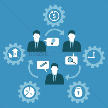 Business concept and icons Business concept and icons