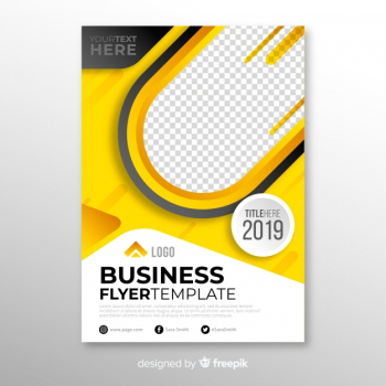 Business flyer concept Free Vector