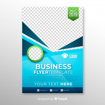 Business flyer design Free Vector