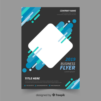 Business flyer Free Vector