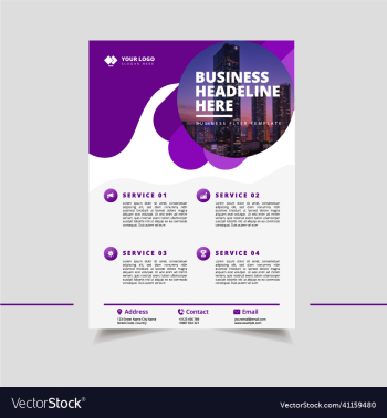 business flyer layout design a4 template