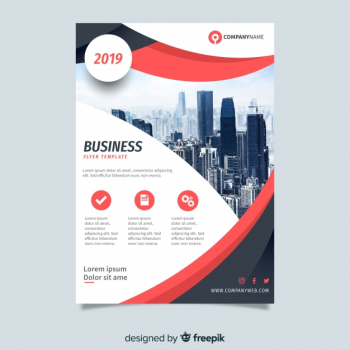 Business flyer template Business flyer template