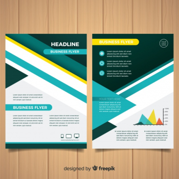 Business flyer template Business flyer template