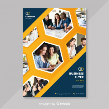 Business flyer template Business flyer template