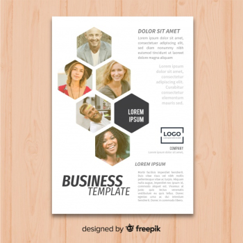 Business flyer template Business flyer template