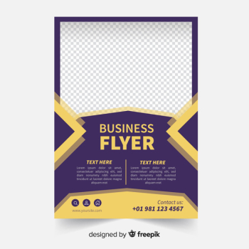 Business flyer template Free Vector