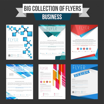 Business flyers big collection