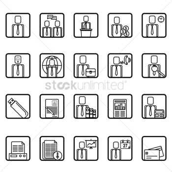 Business icons Business icons