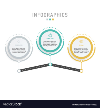 business infographic thin line process business infographic thin line process