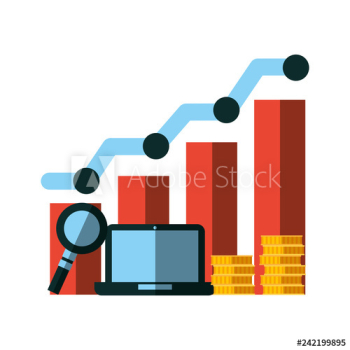 business laptop chart coins analysis business laptop chart coins analysis