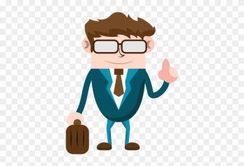 Business Man With Suitcase, Business, People, Man Png - Illustration