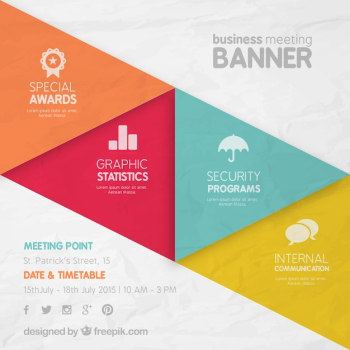 business meeting banner business meeting banner