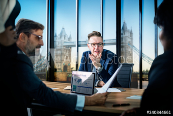 Business meeting in London Business meeting in London