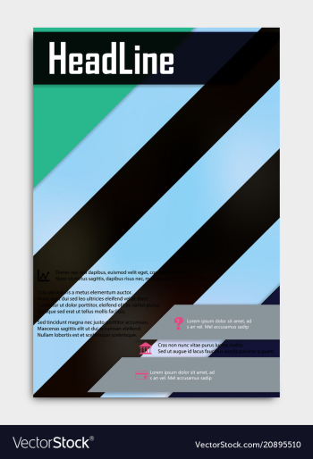 Business multipurpose annual report brochure vector image Business multipurpose annual report brochure vector image