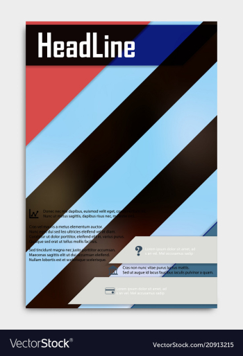 Business multipurpose annual report brochure vector image Business multipurpose annual report brochure vector image