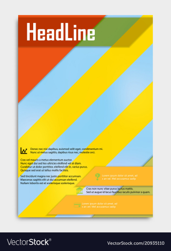 Business multipurpose annual report brochure vector image Business multipurpose annual report brochure vector image