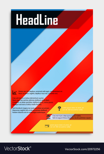 Business multipurpose annual report brochure vector image Business multipurpose annual report brochure vector image
