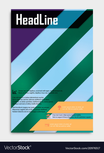 Business multipurpose annual report brochure vector image Business multipurpose annual report brochure vector image