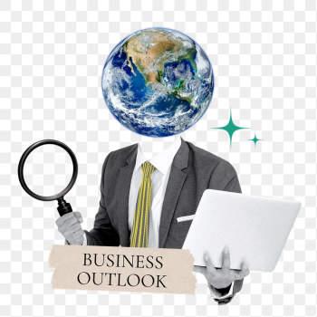 Business outlook word png sticker, | Free PNG - rawpixel