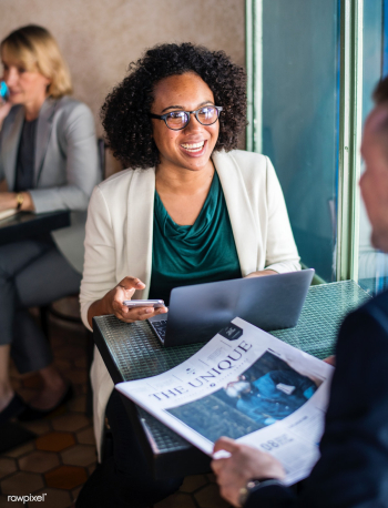 Business partners meeting at a cafe | Free stock photo - 413138 Business partners meeting at a cafe | Free stock photo - 413138
