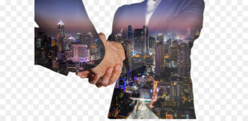 Business people and city views Business people and city views