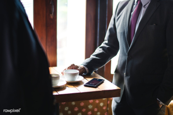 Business people having coffee at a cafe | Free stock photo - 413233 Business people having coffee at a cafe | Free stock photo - 413233