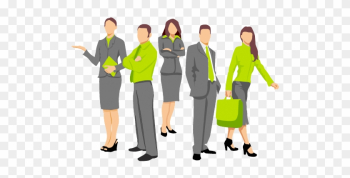 Business People High Quality Clipart - Group Working Together Png