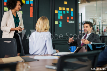 Business people in a meeting Business people in a meeting