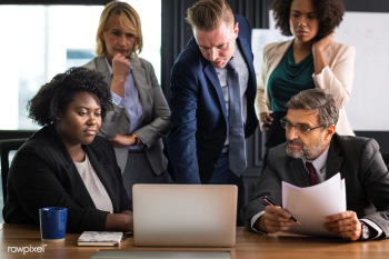 Business people in a video call meeting | Free stock photo - 413341 Business people in a video call meeting | Free stock photo - 413341