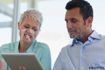 Business people using digital tablet Business people using digital tablet