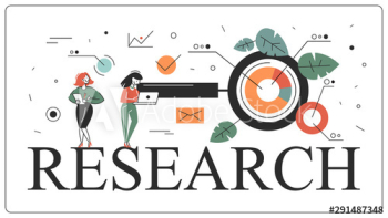 Business research concept web banner Business research concept web banner