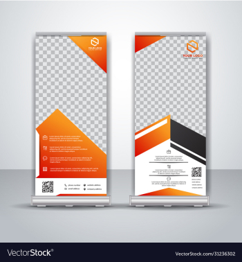 business roll up banner design