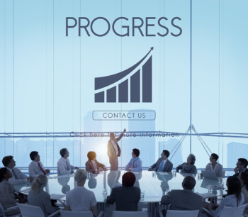 Business Success Report Graph Concept Business Success Report Graph Concept
