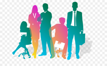Business Teamwork Silhouette - Team silhouette figures Business Teamwork Silhouette - Team silhouette figures